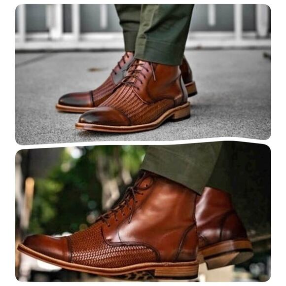 GINANNI Mens 12 Mount Solaro Italian Calf Leather Chukka Boot NWB 40% OFF $365 - Picture 7 of 11